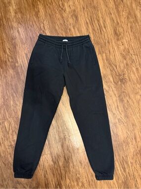 Aritzia Tna Black Drawstring Joggers